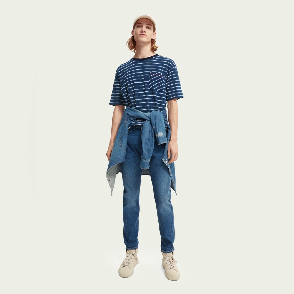SCOTCH & SODA
Striped Organic Cotton
Regular-Fit T-Shirt